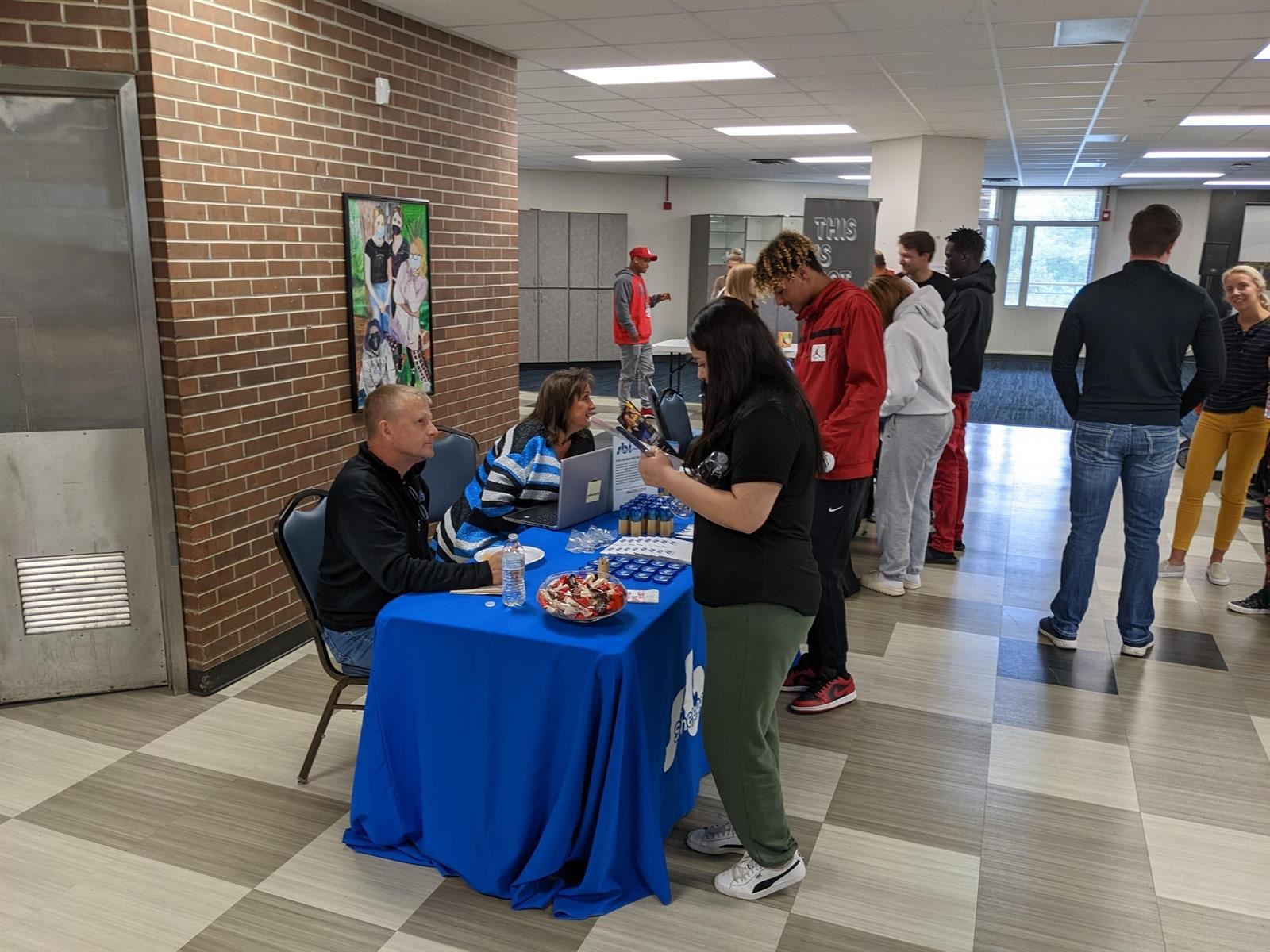  Student learns more about local business at 2022 Fall Career Fair